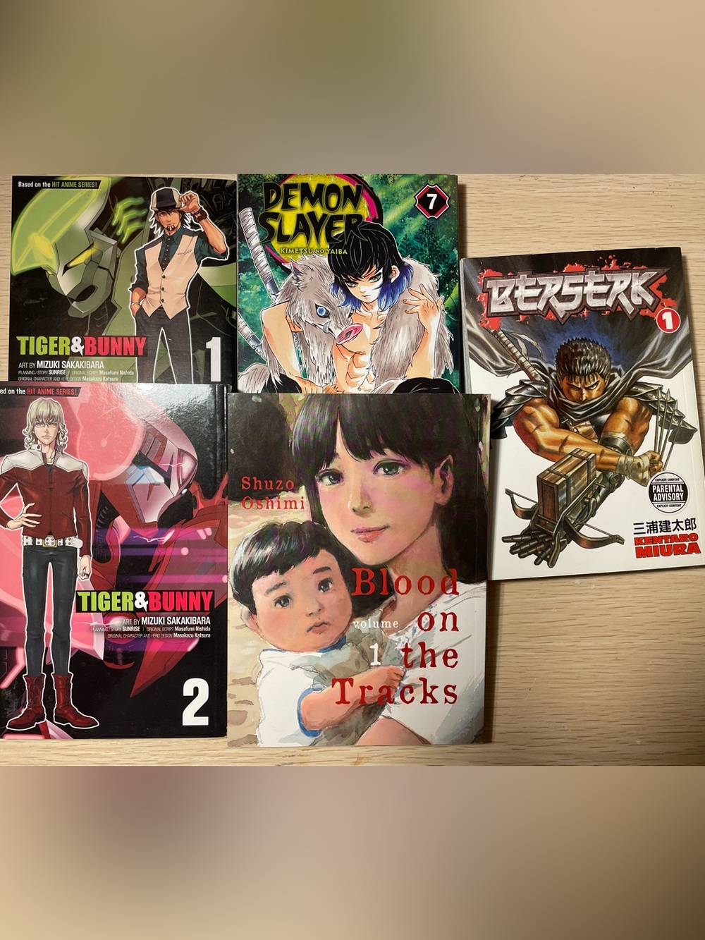 Manga volumes - Set 1